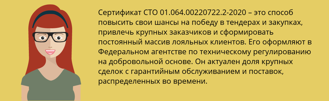 Получить сертификат СТО 01.064.00220722.2-2020 в Пушкино